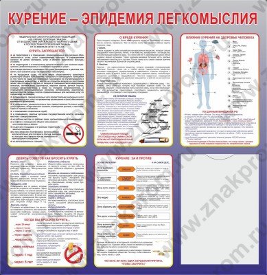 Плакаты Курение- эпидемия легкомыслия